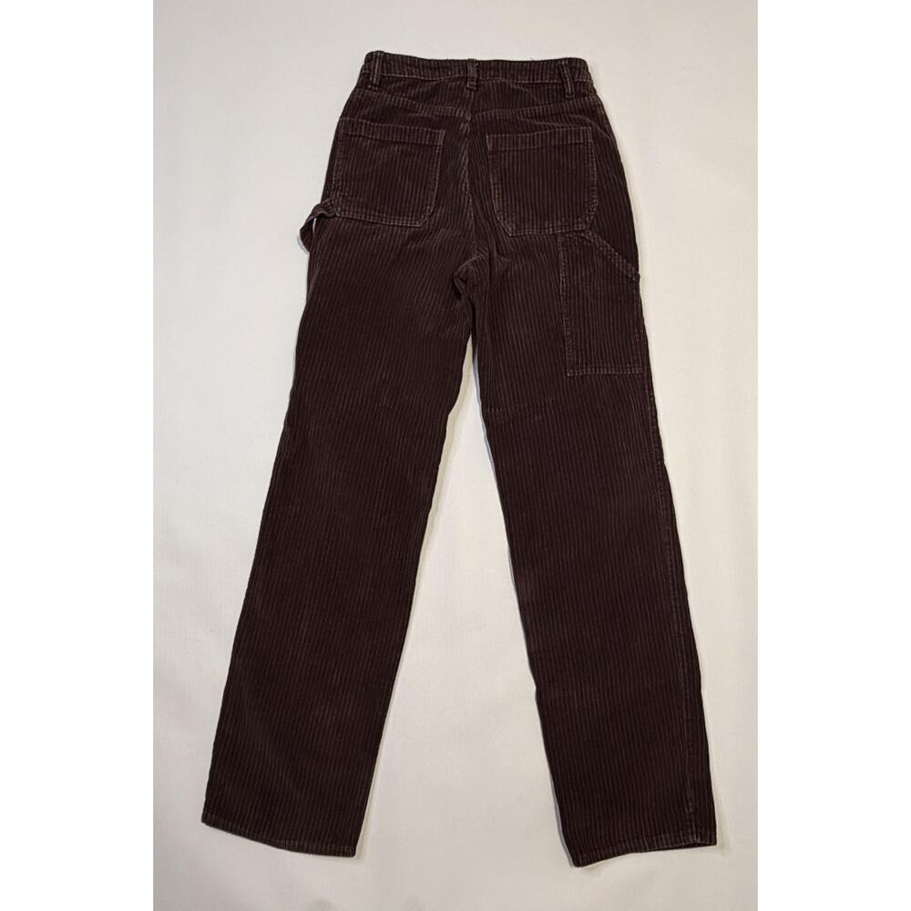 PacSun Pants Juniors 26 Brown 90s BF Carpenter Corduroy Straight Leg Relaxed - Picture 12 of 12